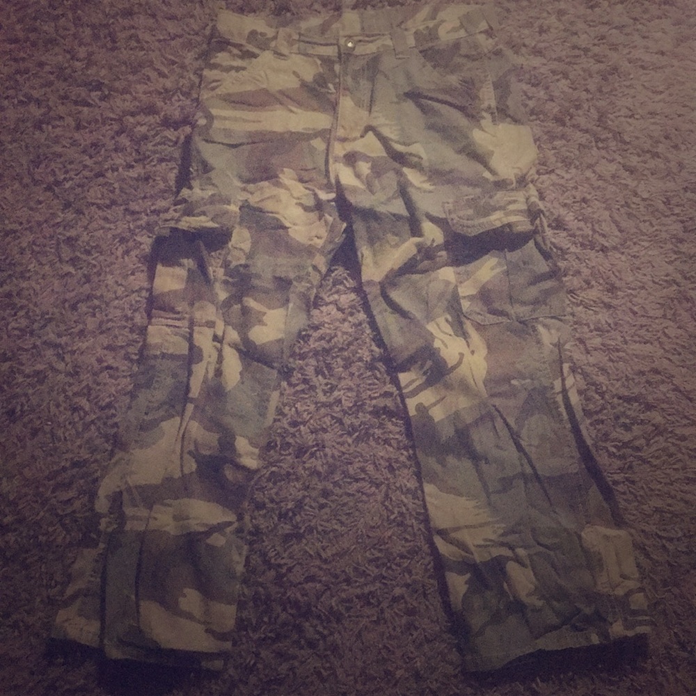 Camouflage military pants